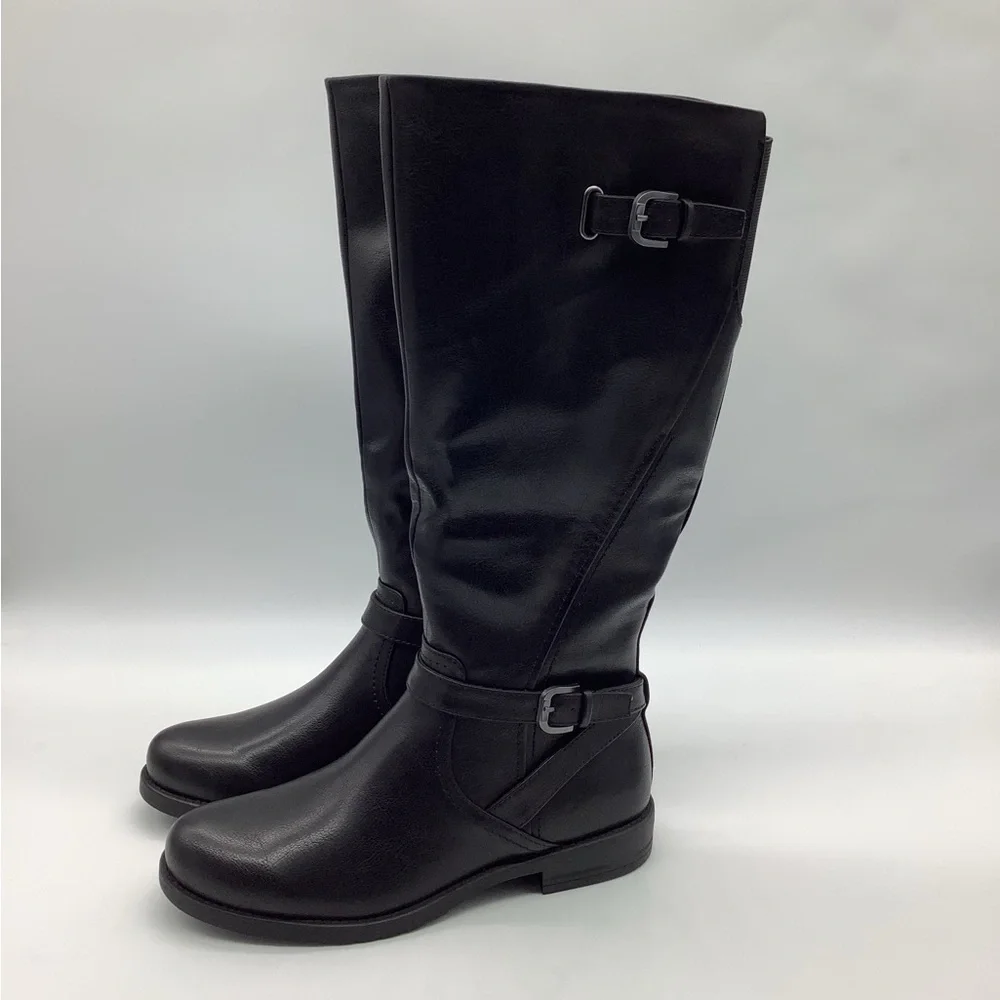 Baretraps Cassidy Black Knee High Boots | Vegan | Size 7 l New with Box